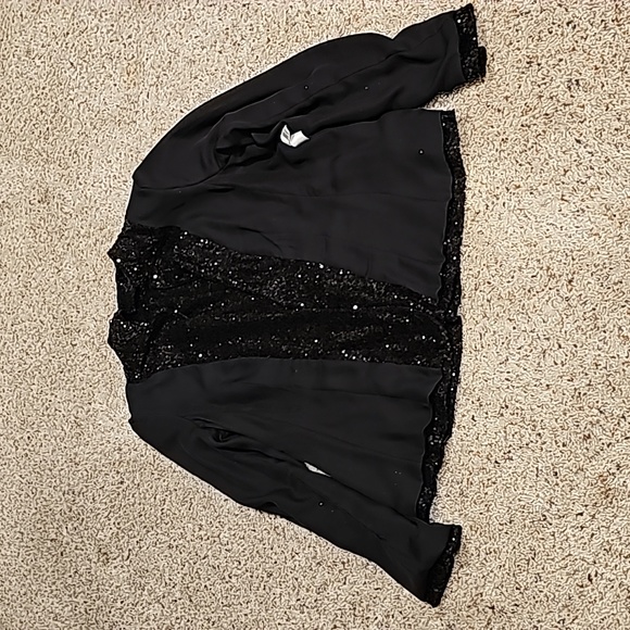 NWT Anne Klein sz 14 blk blazer - Picture 7 of 10